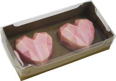 Caixa Encanto Coração Lapidado Ouro 2x50gr - Pack 10 Un